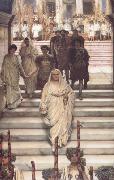 Alma-Tadema, Sir Lawrence The Triumph of Titus: AD 71 (mk23) oil painting artist